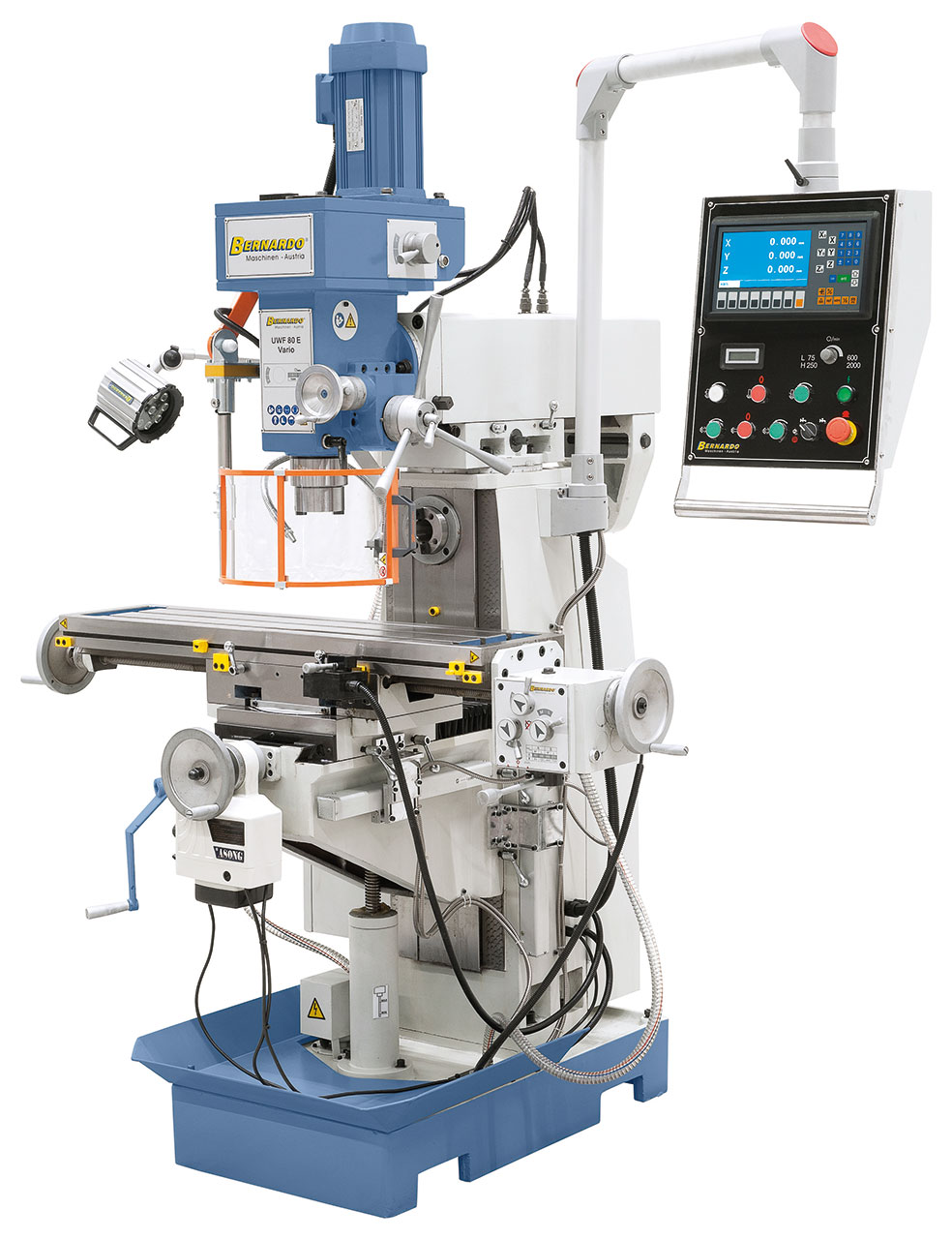 Frezarka uniwersalna UWF 80 E VARIO z cyfrowym wyświetlaczem 3 osi BERNARDO