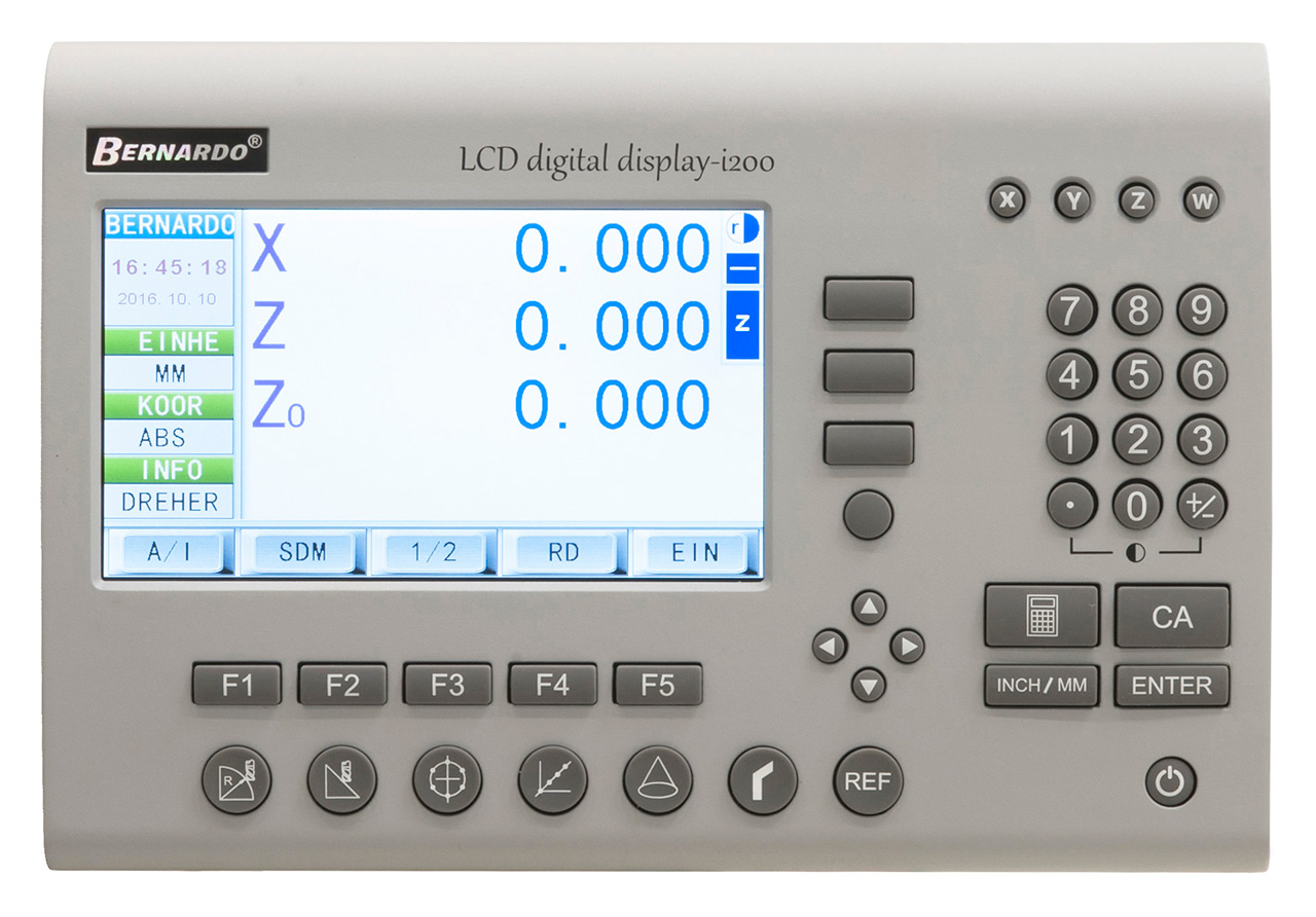 Cyfrowy wyświetlacz LCD - odczyt 3 osi i200 BERNARDO