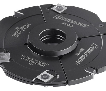 Frez tarczowy 160 x 4 - 7,5 x 30 mm z pośrednim pierścieniem, regulowany BERNARDO