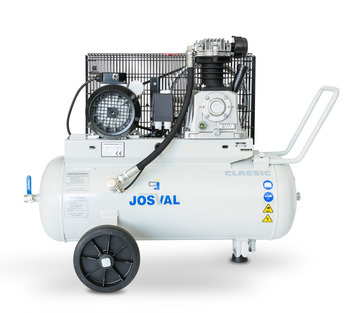 Kompresor pasowy - tłokowy CLASSIC - MC-MLC-25/A (230V) (25L, 1.5KW, 10BAR) (zawór automatyczny) JOSVAL