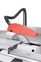 Osłona tarczy pilarskiej ze zintegrowanym króćcem odsysania przymocowana do klina rozdzielnika. - 1297 - zdjęcie 5