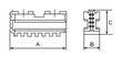 Szczęki podstawowe - komplet DMJ-DK12-160 BERNARDO - 3612 - zdjęcie 2