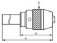 Uchwyt wiertarski szybkomocujący z trzpieniem  MK 2, 1 - 13 mm BERNARDO - 4158 - zdjęcie 2