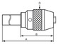 Uchwyt wiertarski szybkomocujący z trzpieniem  MK 2, 1 - 16 mm BERNARDO - 4159 - zdjęcie 2