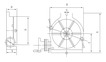 Stół okrągły pionowy i poziomy HV 10 - 250 mm BERNARDO - 4259 - zdjęcie 2