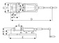 Imadło hydrauliczne maszynowe odchylane VH 100 BERNARDO - 4392 - zdjęcie 2