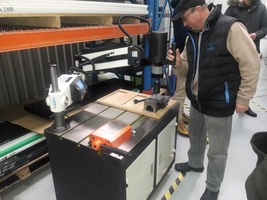 Instalacja gwinciarki do metalu TM 36 E w Gdyni