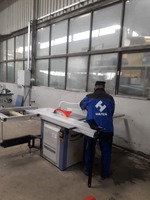 ​Instalacja piły formatowej serii TK 315 oraz frezarki T 800 -