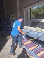 Instalacja maszyn do obróbki blachy -