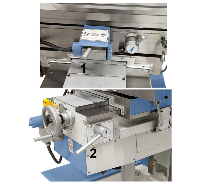1. dźwignia wybierakowa kierunku posuwu / 2. dźwignia wybierakowa osi posuwu - 233 - zdjęcie 12
