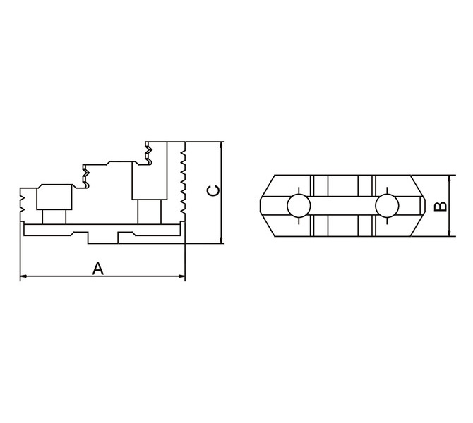 Szczęki górne twarde - komplet TJ-PS3-125 BERNARDO - 3834 - zdjęcie 2