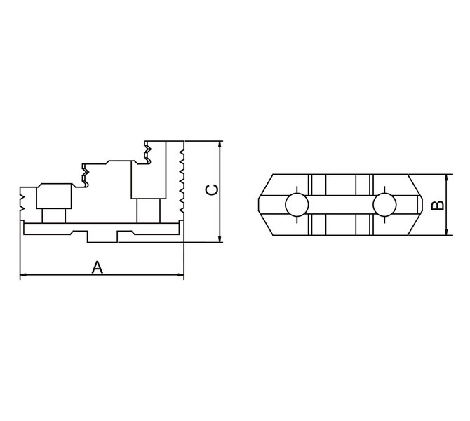 Szczęki górne twarde - komplet TJ-PS3-200 BERNARDO - 3836 - zdjęcie 2