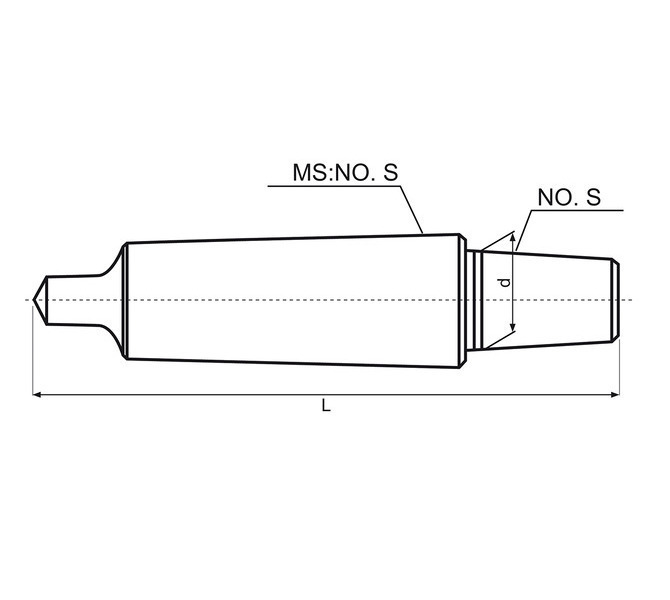 Trzpień uchwytu wiertarskiego MK 2 - B 10 BERNARDO - 4103 - zdjęcie 2