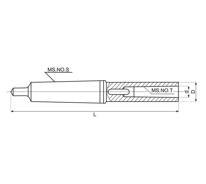 Tuleja przedłużająca MK 2 / 1 BERNARDO - 4131 - zdjęcie 2